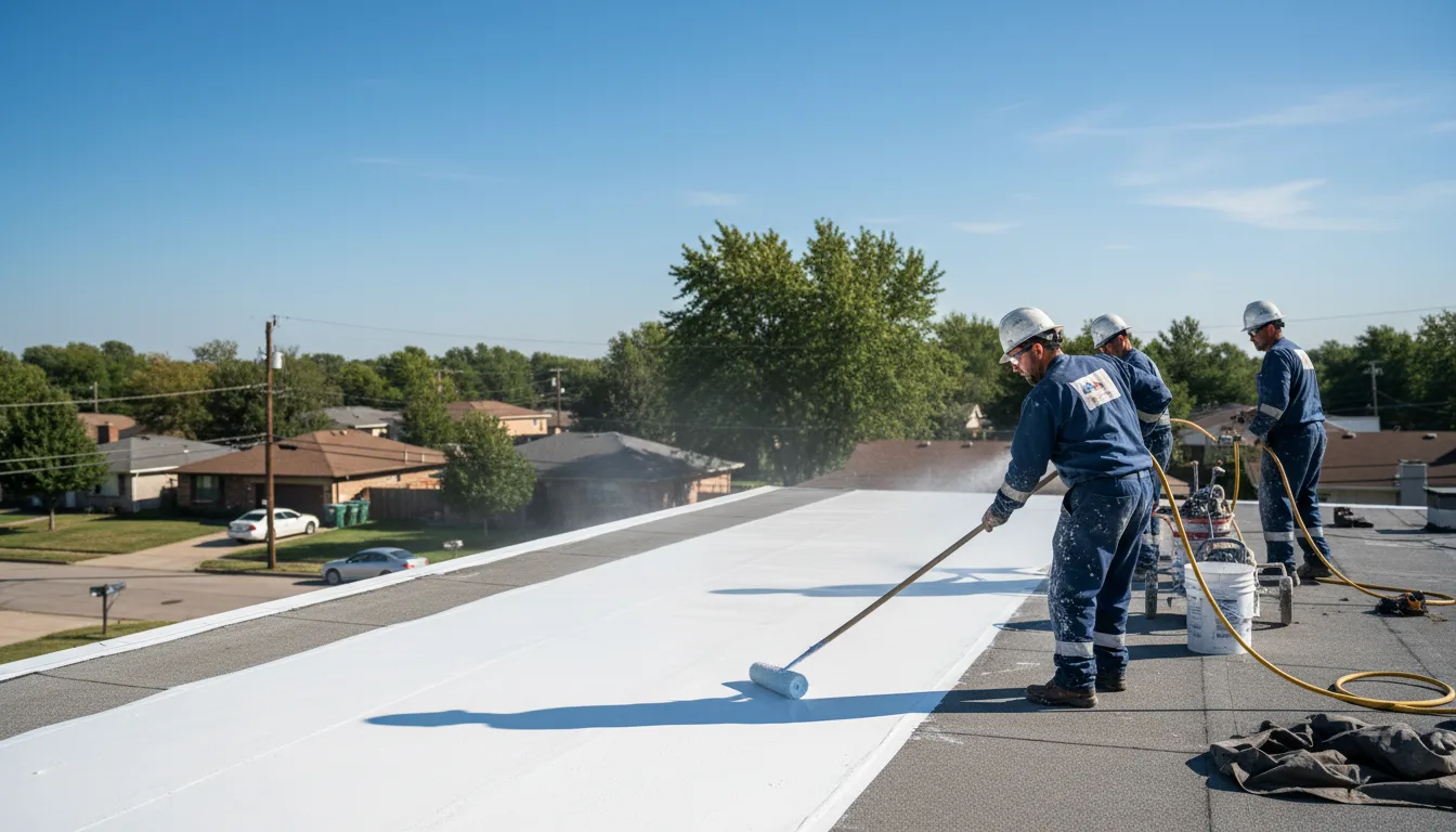Commercial roof coating in Circleville, OH near me